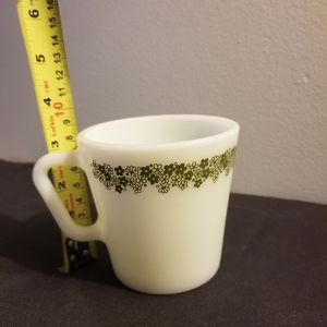 Pyrex milk glass coffee mug 1410